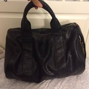 Black studded bag