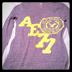 Grey AE long sleeve shirt