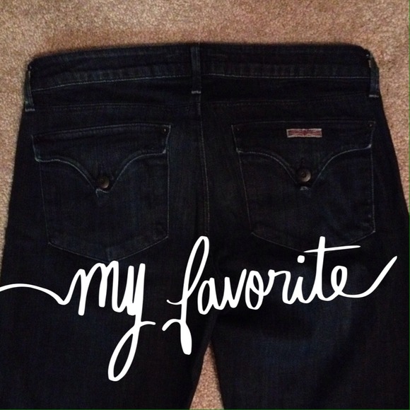 Hudson straight leg jeans