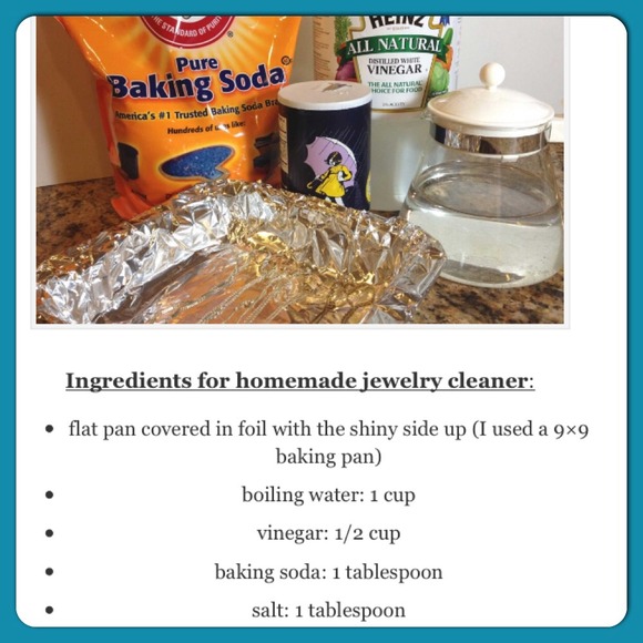 Jewelry Homemade Remedy For Cleaning Silver Jewelry Poshmark