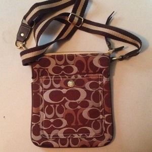 Practically new used one time coach cross body
