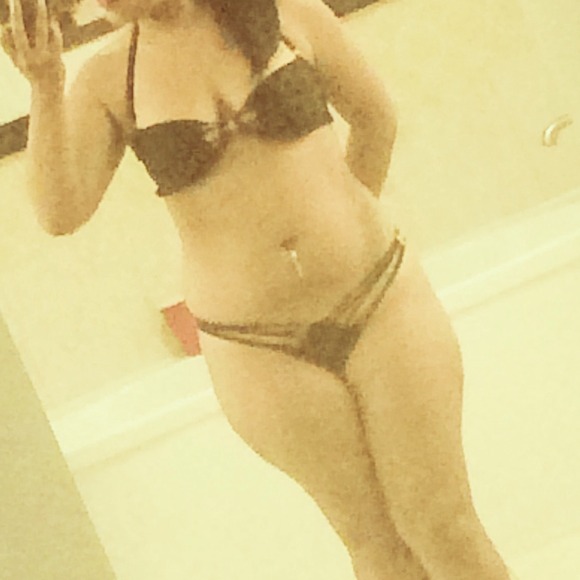 Caged cut out 2 piece bikinis