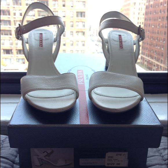 Prada Sport White Sandal -size 39