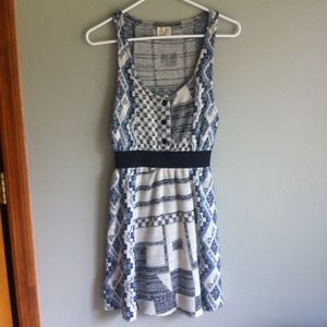 Urban renewal blue sweater dress