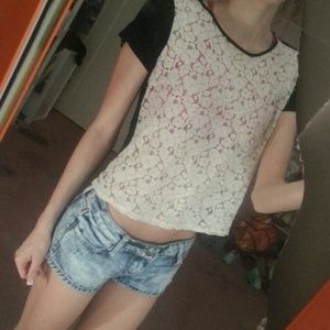 *Traded* Forever 21 lace top & bikini bottoms