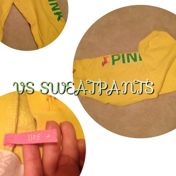 Cute yellow Victorias Secret sweatpants 💛