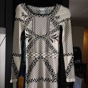 Free People long sleeve bodycon dress