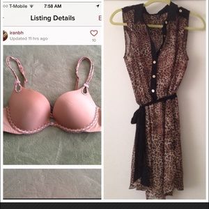 Bundle: Guess summer dress and VS bra