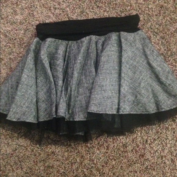 Tweed and Tulle Skirt