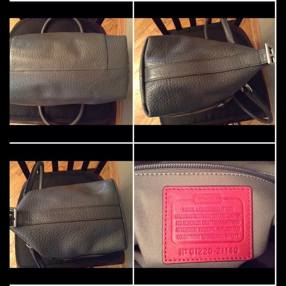 Coach Molly Legacy Satchel in Graphite & Berry - Picture 3 of 4