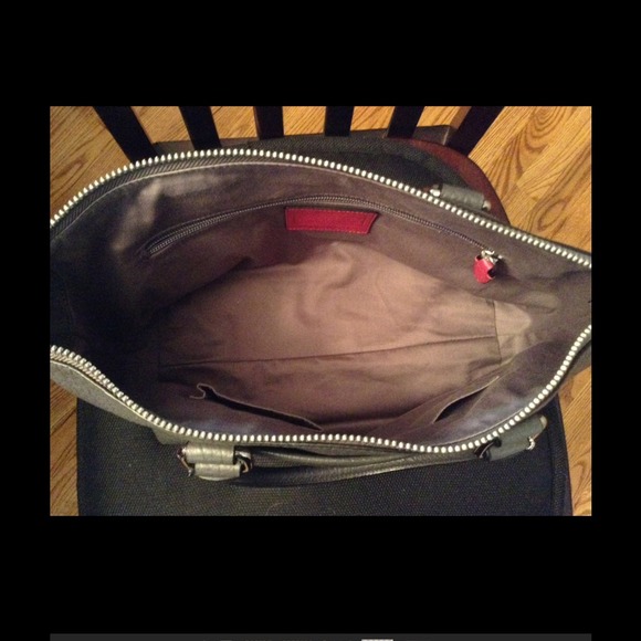 Coach Molly Legacy Satchel in Graphite & Berry - Picture 4 of 4