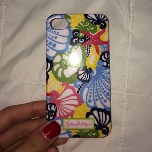 SOLD Lilly pulitzer iPhone 4 case.