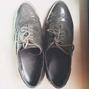 Grey Oxfords