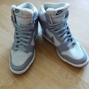Nike sky hi dunk wedge sneakers