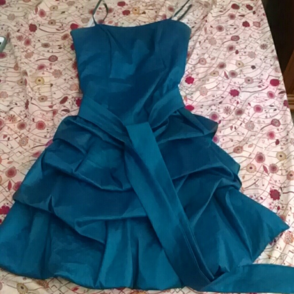 Teal dress