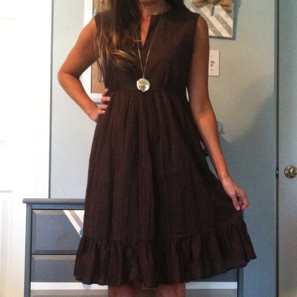 🚫Sold in Bundle🚫GAP Chocolate Brown Sundress - Picture 2 of 4