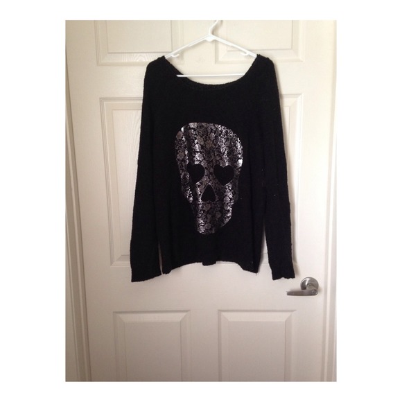 ASOS Sugar Skull Oversized Sweater