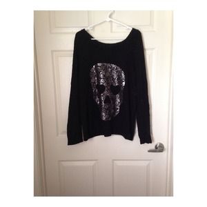 ASOS Sugar Skull Oversized Sweater