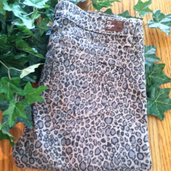 PAIGE Denim - 🎉HOST PICK🎉Paige cheetah peg skinny's