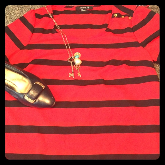 ♦️🔹Striped Sailor Top🔹♦️