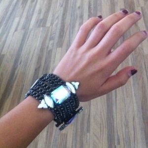 nasty gal holographic bracelet