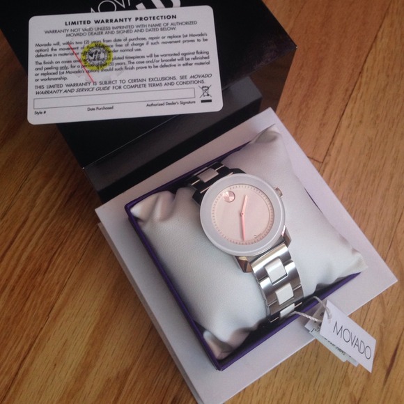 Movado bold watch (MSRP $500). New with tags