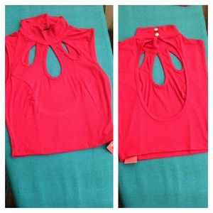 Red crop top size S Red crop top size S