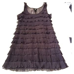 Gray flapper style dress