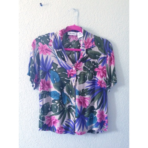 🌙BUNDLE✨Tropical Crop-top/HighRise Shorts