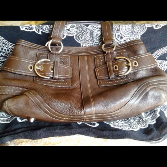 Leather coach