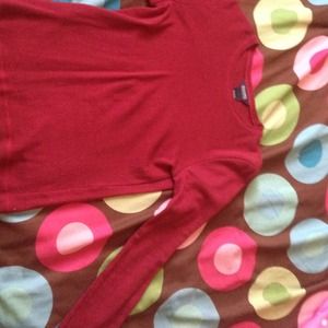 Abercombie maroon long sleeve top