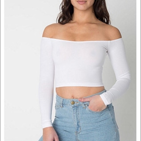 **SOLD** AA  LONG SLEEVE IN CROP TOP STYLE