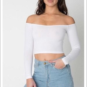 **SOLD** AA  LONG SLEEVE IN CROP TOP STYLE