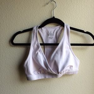 White  prAna sophia bra top small workout top