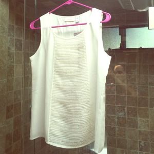 Chico's white tank