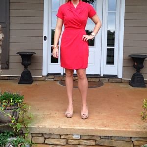 Red Wrap Dress