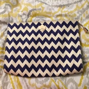 Kate spade chevron clutch