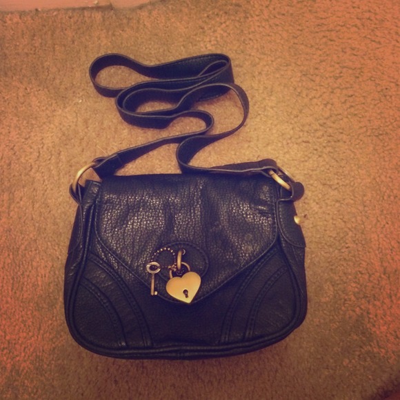 Dark Blue across the shoulder purse