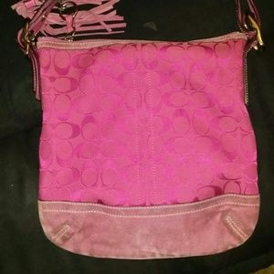 Pink Coach Bag