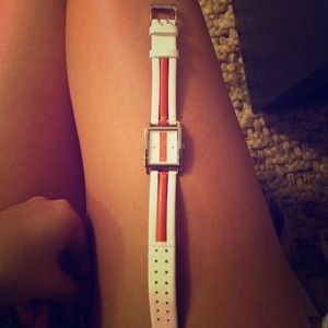 Lacoste White and Orange watch