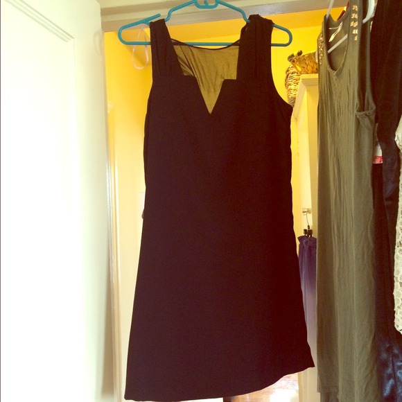 Black mini dress