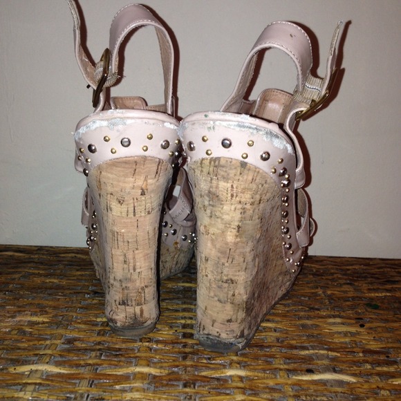Steve Madden wedges in nude/cork - Picture 3 of 3