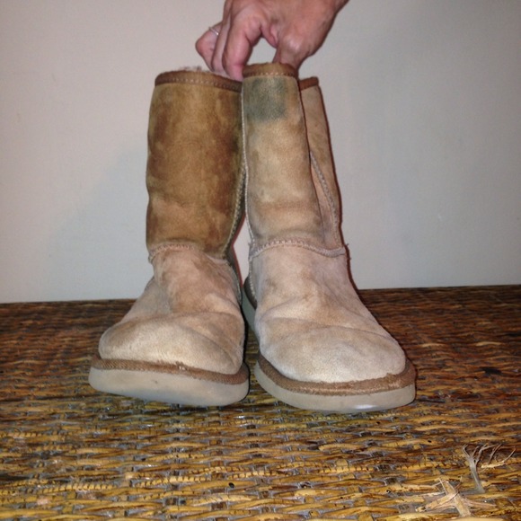 Tan short uggs