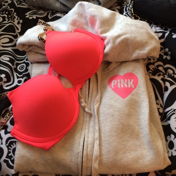 VS hoodie and bra bundle