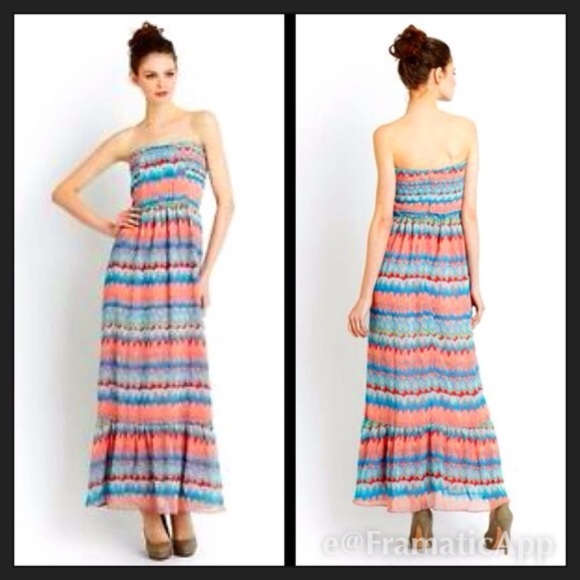 DOLCE VITA Strapless Maxi Dress Size XS - Picture 2 of 3