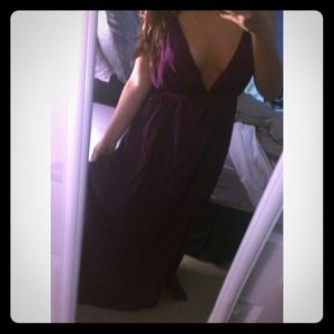 Plum maxi dress NBW new