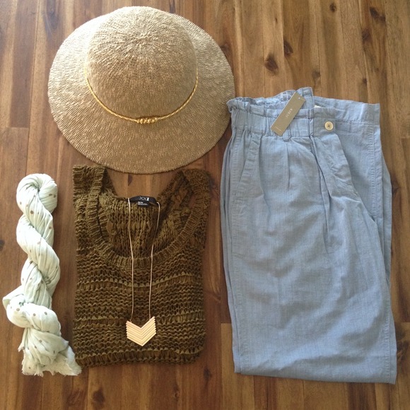 J. Crew Pants - ✨New Listing✨J.Crew Chambray pants NWT!