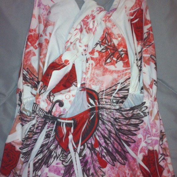 Christian Audigier Inspired flowy tank! - Picture 2 of 2