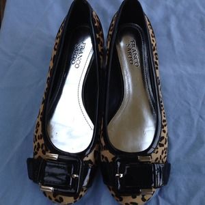 Franco Sarto animal print shoe