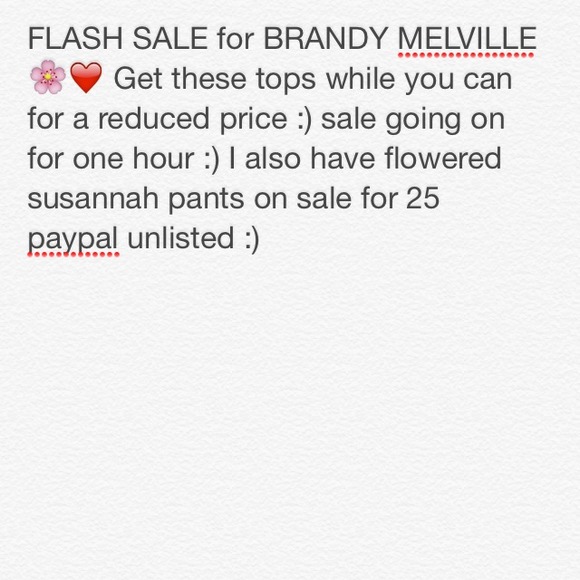 FLASH SALE BRANDYMELVILLE ❤️🌸